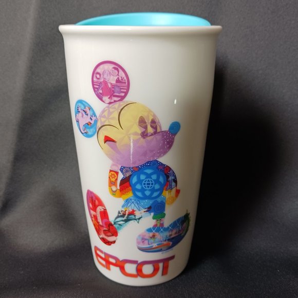 Mickey Mouse Epcot Starbucks Ceramic Coffee Mug 6
